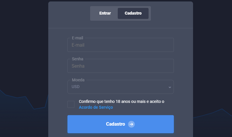 quotex cadastro