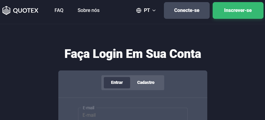 quotex entrar